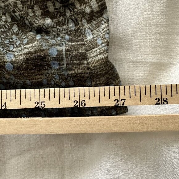 Catherines Tunic Shirt Women's 2X Rhinestone & Lace Embellished Blouse Tee Blue - Picture 5 of 8